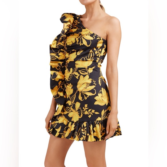 NWT;
C/MEO COLLECTIVE
Nomad Mini Dress Black Abstract | Mode sense - Picture 5 of 13